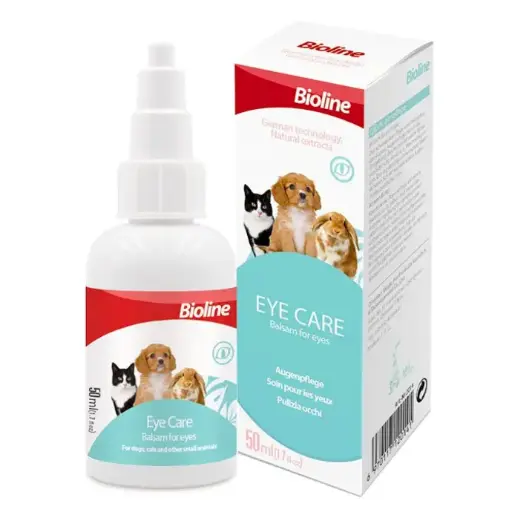 [6970117120141] Bioline Eye Care dogs, cats and other small animals, 50ml Weight - 68g [MOQ 3PCS]
