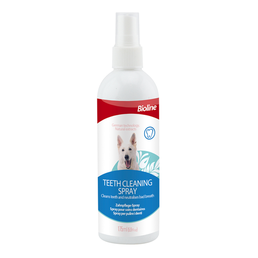 [6970117120448] Bioline Teeth Cleaning Spray For Dogs [Volume - 175ml]