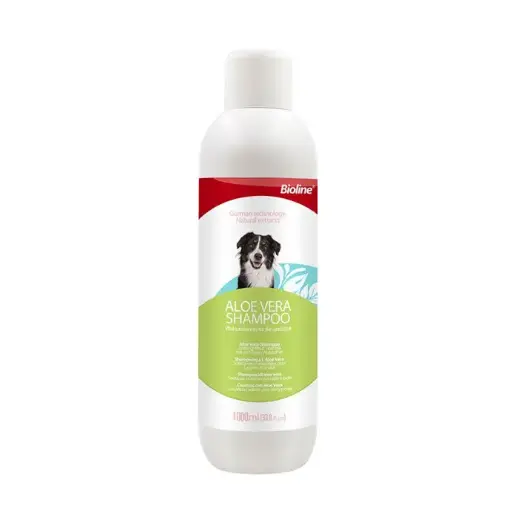 [6970117120837] Bioline Aloe Vera Dog Shampoo [Volume - 1L, Weight - 1.17kg]