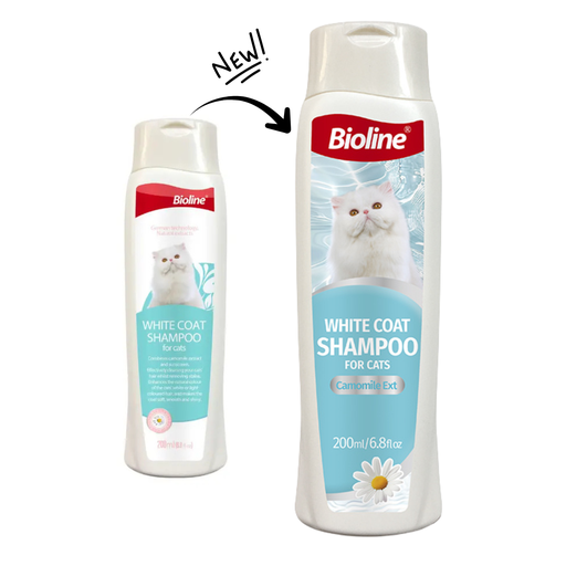 [6970117123869] Bioline White Coat Shampoo For Cat 200ml[Volume - 200ml]