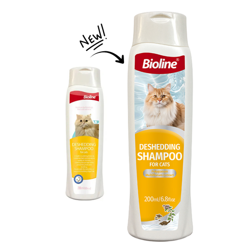 [6970117123890] Bioline Deshedding Shampoo For Cat-200ml [MOQ 3PCS]
