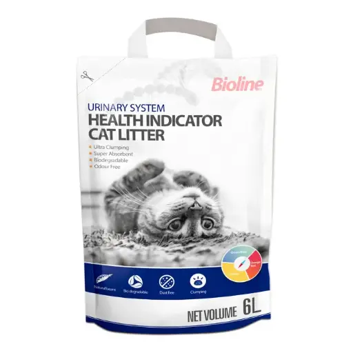 [6970117124033] Bioline Urinary System Health Indicator Cat Litter [Volume - 6L]