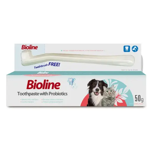 [6970117124170] Bioline Toothpaste With Pro-biotics-[Weight - 50g]