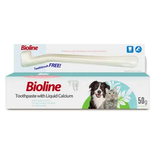 [6970117124194] Bioline Toothpaste With Liquid Calcium-[Weight - 50g]
