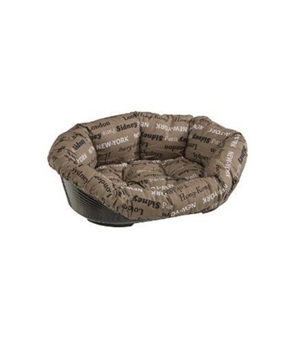 [70232999] Ferplast Sofa Plastic bed with cotton cushion[Dimension - 114x83x37cm]