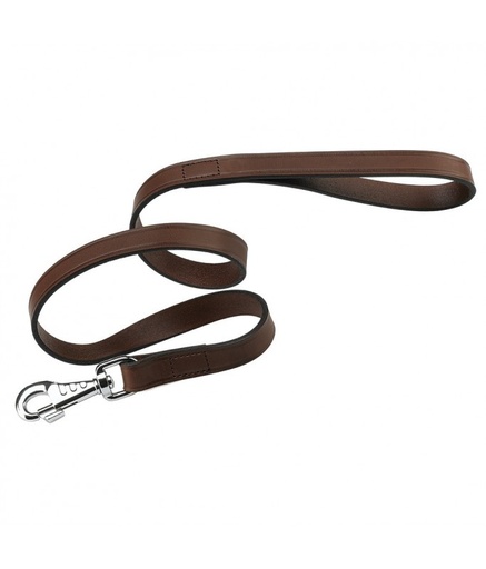 [75140958] Ferplast VIP G Bull Leather Dog Leash[Color - Brown, Dimension - 12mm x L 120cm]