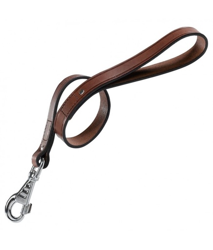 [75144958] Ferplast VIP GM Bull Leather Dog Short Leash[Color - Brown, Dimension - 20mm x L 40cm]
