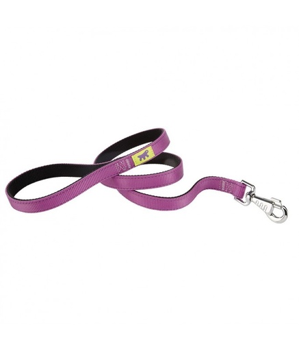 [75172919] Ferplast DUAL G COLORS Nylon Dog Leash[Color - Purple, Dimension - 15mm x L 110cm]