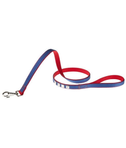 [75184819] Ferplast Dual Pyramid G Nylon Dog Leash[Color - Red, Dimension - 20mm x L 120cm]