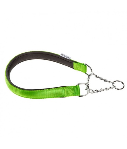 [75234023] Ferplast Daytona CSS Semi - Pull - Out Collar With Soft Padding[Color - Green, Dimension - 40cm x 15mm]