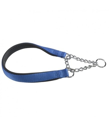 [75239025] Ferplast Daytona CSS Semi - Pull - Out Collar With Soft Padding[Color - Blue, Dimension - 50 cm x 20mm]