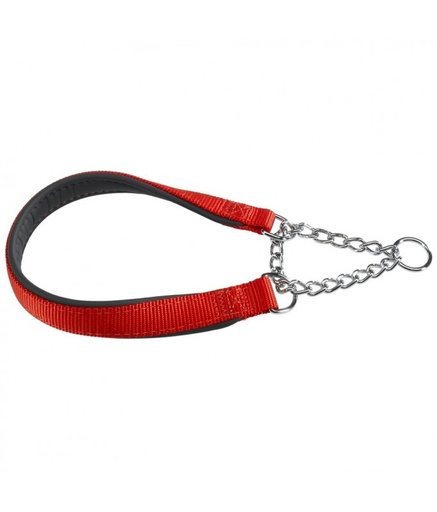 [75244022] Ferplast Daytona CSS Semi - Pull - Out Collar With Soft Padding[Color - Maroon, Dimension - 60cm x 25mm]