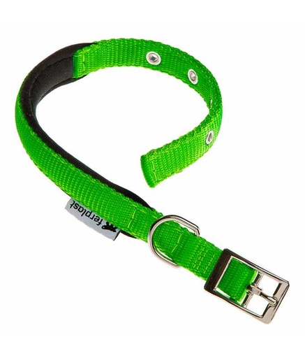 [75246023] Ferplast Daytona C Nylon Dog Collar[Color - Green, Dimension - 27-35cm x 15mm]