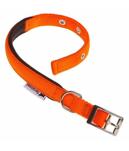 [75246039] Ferplast Daytona C Nylon Dog Collar[Color - Orange, Dimension - 27-35cm x 15mm]