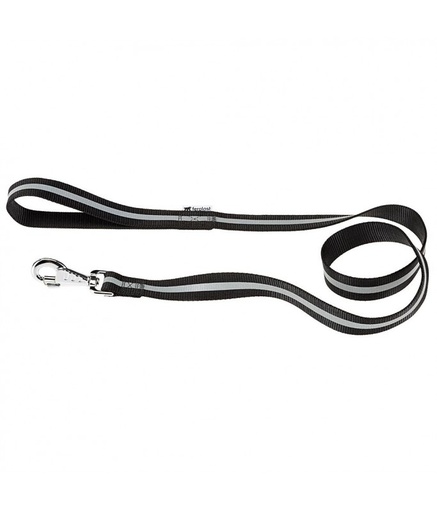 [75250517] Ferplast Club Reflex G Reflective Dog Leash[Color - Black, Dimension - 15mm x L 120cm]