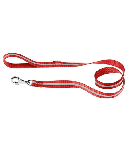 [75250522] Ferplast Club Reflex G Reflective Dog Leash[Color - Maroon, Dimension - 15mm x L 120cm]