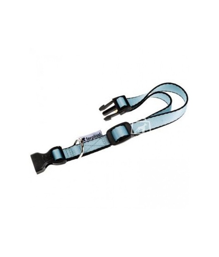 [75250898] Ferplast Club C Nylon Collar For Dogs[Color - Light Blue, Dimension - 18-25cm x 10mm]