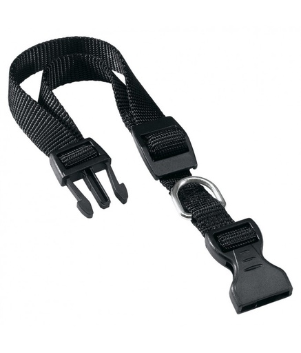 [75250917] Ferplast Club C Nylon Collar For Dogs[Color - Black, Dimension - 20-32cm x 10mm]
