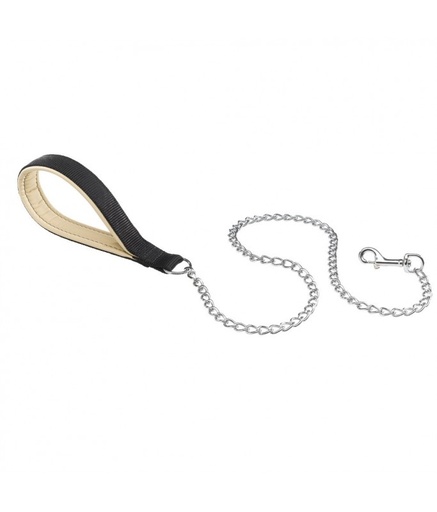 [75336017] Ferplast Daytona GM Chrome Leash[Color - Black, Dimension - 25mm x L 100cm]