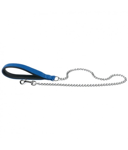 [75336025] Ferplast Daytona GM Chrome Leash[Color - Blue, Dimension - 25mm x L 100cm]