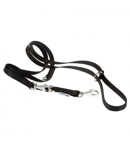 [75340617] Ferplast Club GA Adjustable Nylon Dog Leash[Color - Black, Dimension - 15mm x L 120cm]