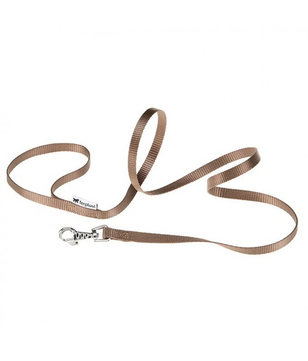 [75340912] Ferplast Club G Nylon Dog Leash[Color - Brown, Dimension - 10mm x L 120cm]
