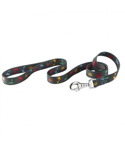 [75345955] Ferplast Club G Lead Circus[Color - Black, Dimension - 15mm x L 120cm]