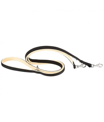 [75354917] Ferplast Daytona GA Nylon Dog Leash[Color - Black, Dimension - 20mm x L 200cm]
