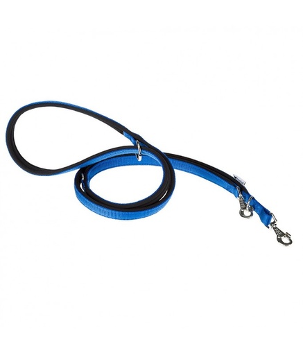 [75354925] Ferplast Daytona GA Nylon Dog Leash[Color - Blue, Dimension - 20mm x L 200cm]