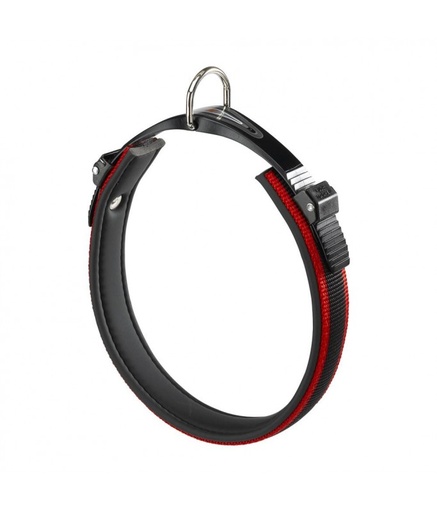 [75452922] Ferplast Ergocomfort Dog Collar with micro-regulating system[Color - Maroon, Dimension - 34-42cmx15mm]