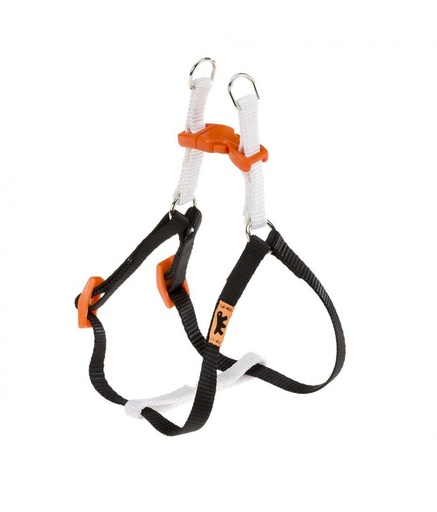 [75558901] Ferplast Easy P Colors Harness[Color - White, Dimension - 33-46.5cm x 10mm, Size - XS]