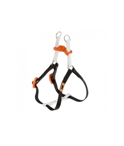 [75565901] Ferplast Easy P Harness[Color - White, Dimension - 45-63cm x 15mm]