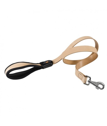 [76108051] Ferplast Giotto G Dog Leather Leads[Color - Beige, Dimension - 20mm x L 120cm]
