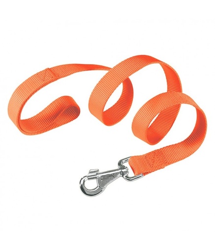 [77178939] Ferplast Club G Nylon Dog Leash[Color - Orange, Dimension - 10mm x L 120cm]