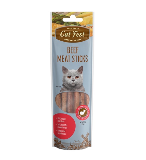 [79711571] Cat Fest Meat Sticks Beef For Cat[Weight - 45g]