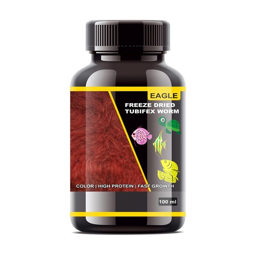 [8904406372018] Horizone Eagle Freeze Dried Tubifex Worms - 100 ml
