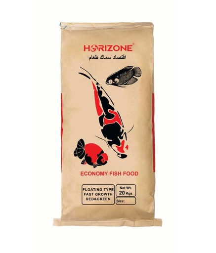 [8904406372803] Horizone Economic Fish Food 20kg- 2.5mm[Weight - 20Kg]