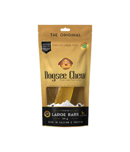 [8908006826179] Dogsee Large Bars: Long-Lasting Dental Chews for Large Dogs 130g