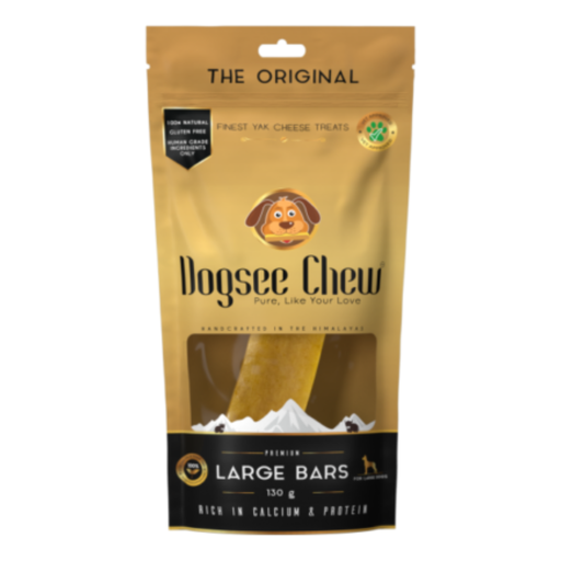 [8908006826179] Dogsee Large Bars: Long-Lasting Dental Chews for Large Dogs 130g