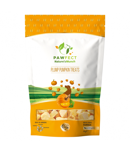 [8908012564126] Pawfect Natures Munch Freeze-Dried Dog Treats Pumpkin 20g