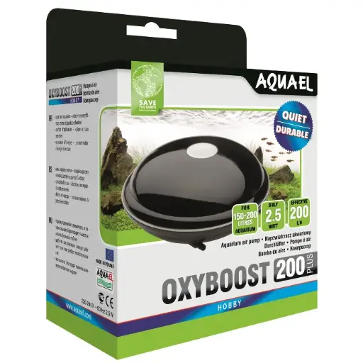 [AQ113337] Aquael Oxyboost Airpump[Flow - 200L/H]