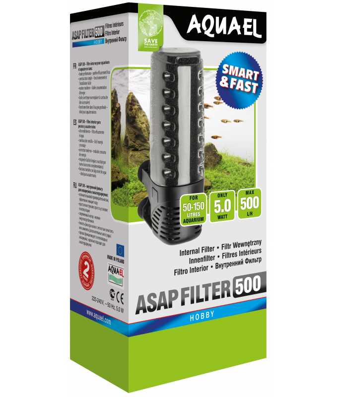 Aquael Asap Internal Filter[Flow - 500L/H] | SMBG B2B Website
