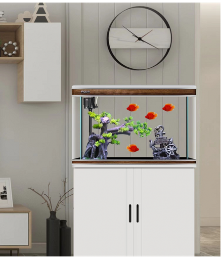 [AQKARISPL-1000W] Karis Perfect Aquarium with Cabinet 1005x370x610mm[Color - White]