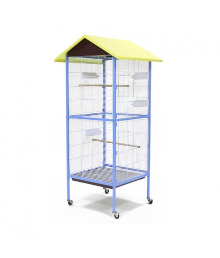 [BC-A25-BF] Dayang Bird Cage (A25) - 78 x 74.5 x 166cm - Blue Frame