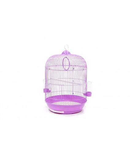 [BC-A309] Dayang Bird Cage - A309 (Round) - 33 x 33 x 53cm[Color - White, Dimension - 33 x 33 x 53cm]