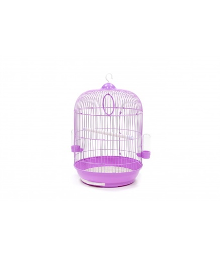 [BC-A309] Dayang Bird Cage - A309 (Round) - 33 x 33 x 53cm[Color - White, Dimension - 33 x 33 x 53cm]
