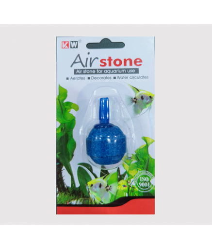 [BS-R1] KW Zone Aquadine Airstone Round-2.2cm / 1" -Blister Card[Size - 1Inch]