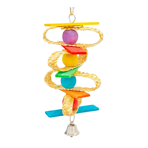 [BTLB0010] VanPet Hanging Toy For Birds With Bell 10"