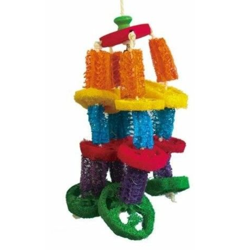 [BTLB0095] VanPet Bird Toy Natural And Clean - 42x18 cm