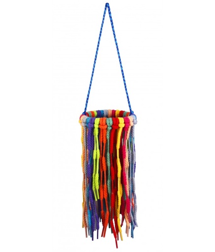 [BTLB03183] Pado Colored Lace Hanging Bird Toy - 44 x 10 cm